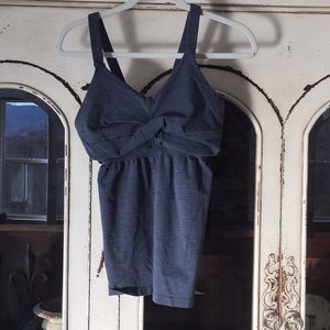 Athleta Grey Workout/Yoga Top